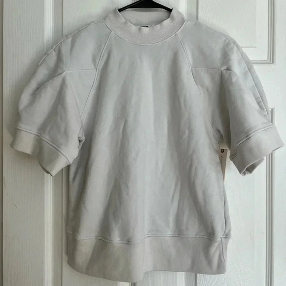 AGOLDE Round Shoulder Cotton Sweatshirt - Picture 6 of 7